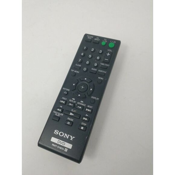 Genuine Sony RMT-D187A DVD Remote Control DVP-NS611HP NS710 SR101B SR200 e - Picture 1 of 5